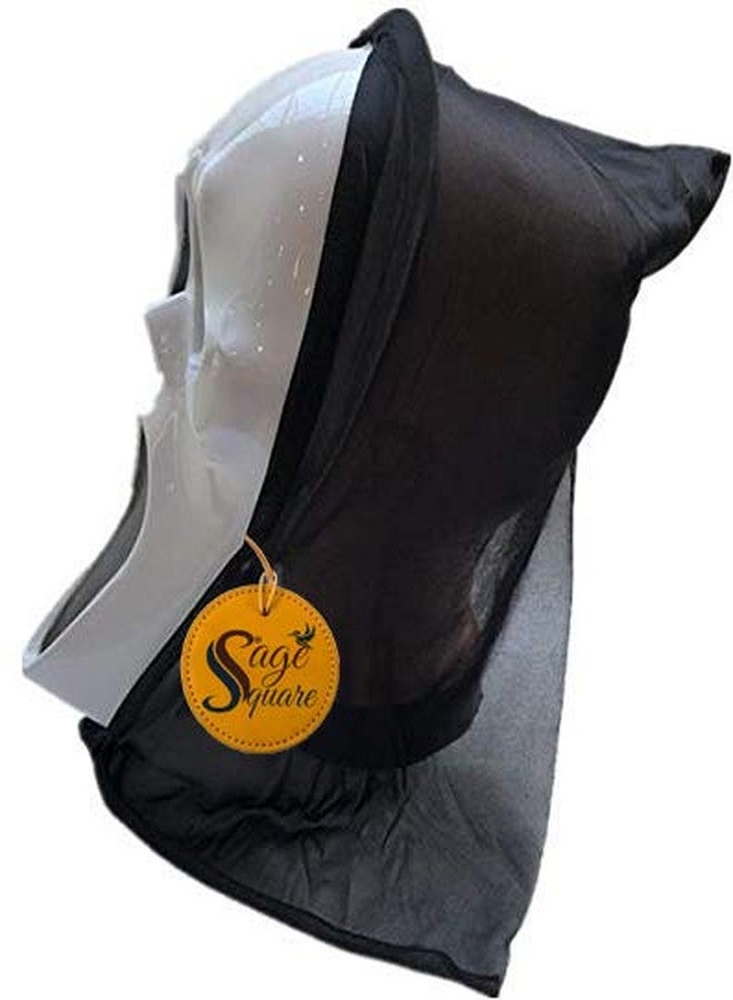 Sage Square Ghost Comic FACE MASK Fawkes Mask Anonymous Edition Face-Mask Perfect Fit Cosplay Holi Halloween Function Party (Pack of 1) - Image 3